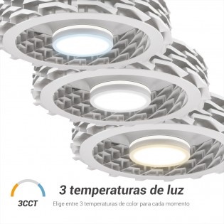 LED Ceiling Fan Rubik Wifi CCT Dim (36W+15W)