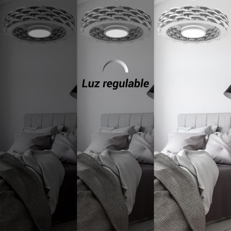 LED Ceiling Fan Rubik Wifi CCT Dim (36W+15W)