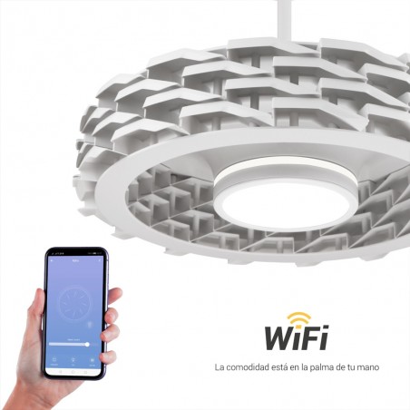 LED-Deckenventilator Rubik Wifi (36W+15W)