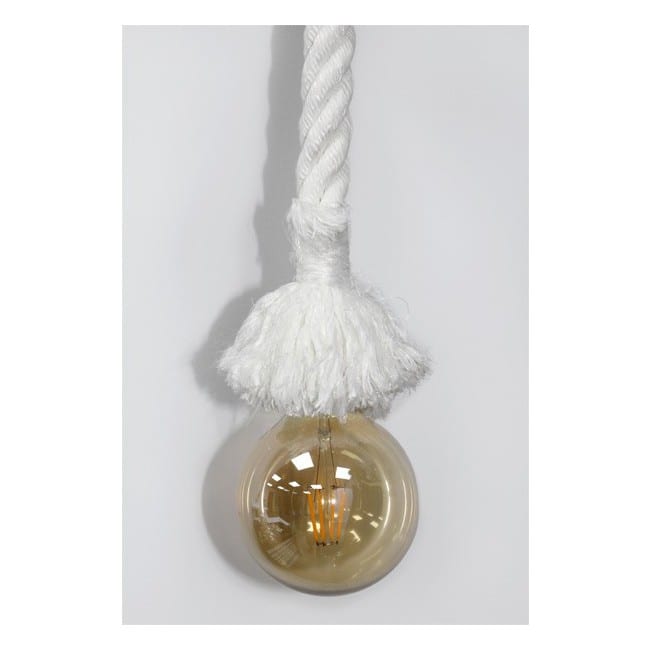 Lámpara cuerda-soga (nylon blanco) Lámpara cuerda-soga (nylon blanco)