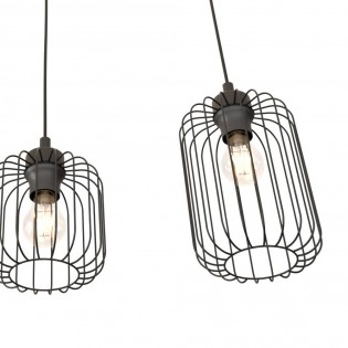 Ceiling lamp Osmera Black (3 lights)
