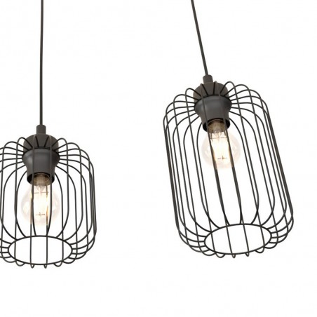 Ceiling lamp Osmera Black (3 lights)