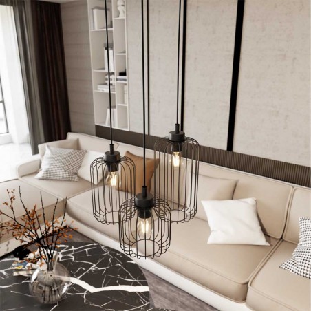 Ceiling lamp Osmera Black II (3 lights)