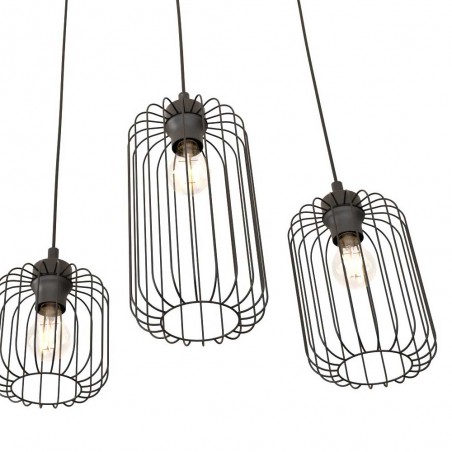 Ceiling lamp Osmera Black (4 lights)