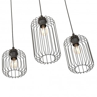 Ceiling lamp Osmera Black (6 lights)