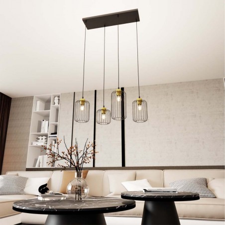 Ceiling lamp Osmera Gold (4 lights)