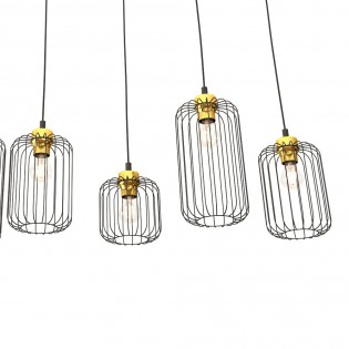 Lámpara de techo Osmera Oro (6 luces)