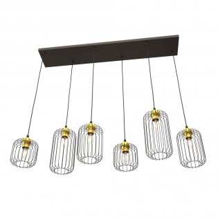 Ceiling lamp Osmera Gold (6...