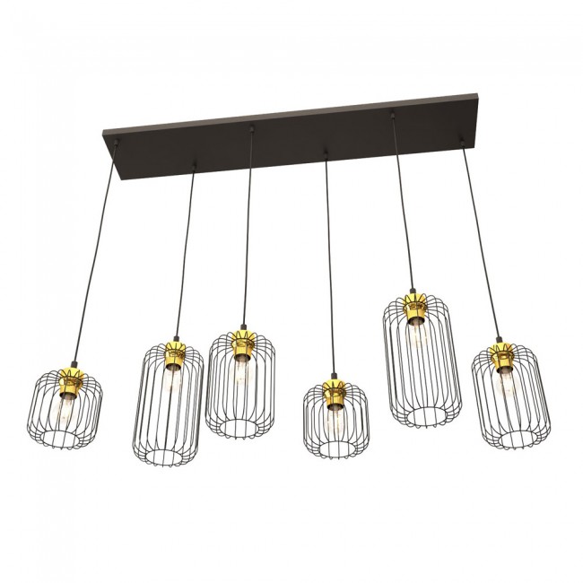 Ceiling lamp Osmera Gold (6 lights)