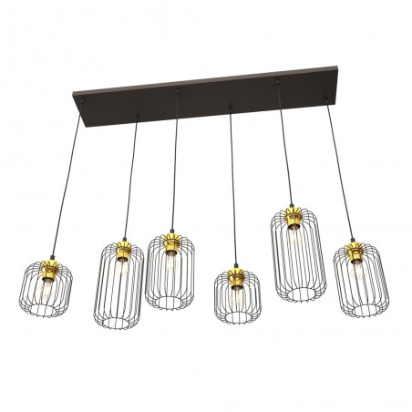 Ceiling lamp Osmera Gold (6 lights)
