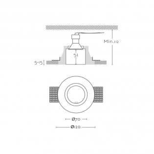 Ceiling Recessed Light Gio