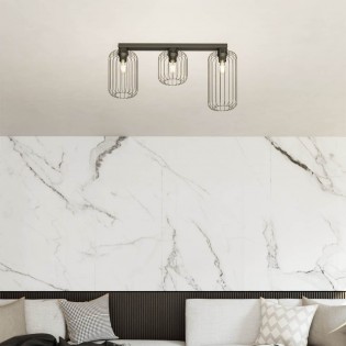 Ceiling track light Coberti Black (3 lights)