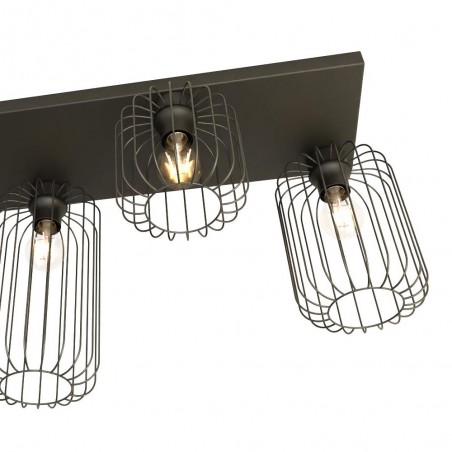 Flush light Coberti Negro (4 lights)
