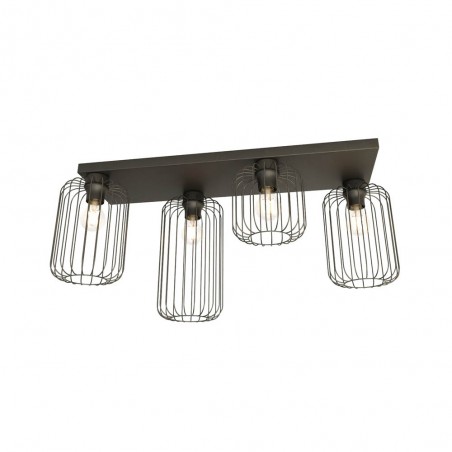 Flush light Coberti Negro (4 lights)