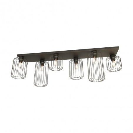 Flush light Coberti Black (6 lights)