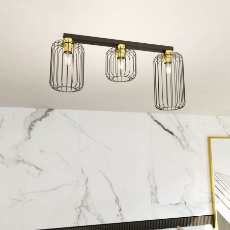 Regleta de techo Coberti Oro (3 luces)