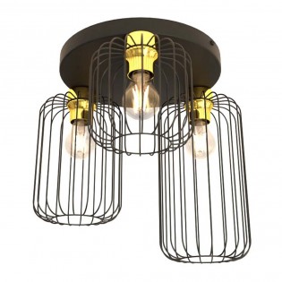 Flush light Coberti Gold (3 lights)