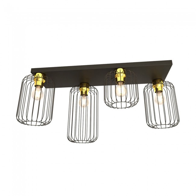 Plafón de techo Coberti Oro (4 luces)