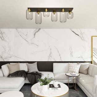 Flush light Coberti Gold (6 lights)