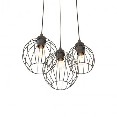 Ceiling lamp Fersan Black II (3 lights)
