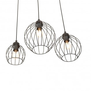 Ceiling lamp Fersan Black (4 lights)