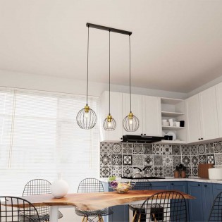 Ceiling lamp Fersan Gold (3 lights)