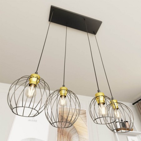 Lámpara de techo Fersan Oro (4 luces)
