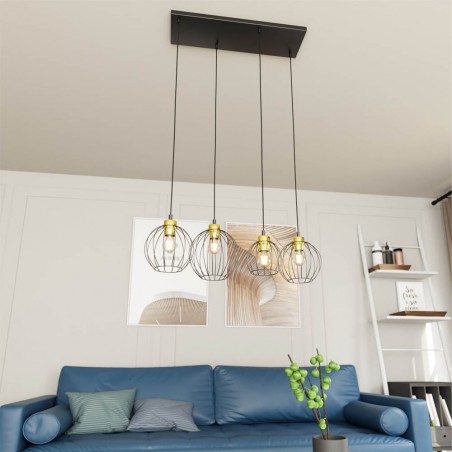 Lámpara de techo Fersan Oro (4 luces)