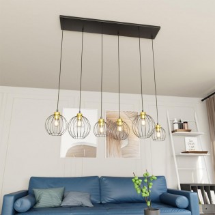 Ceiling lamp Fersan Gold (6 lights)
