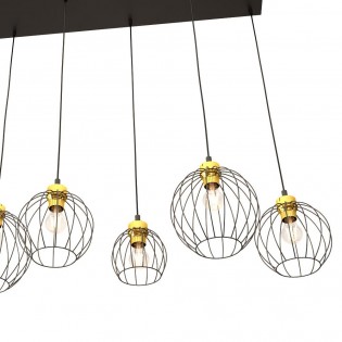 Ceiling lamp Fersan Gold (6 lights)