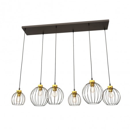 Lámpara de techo Fersan Oro (6 luces)