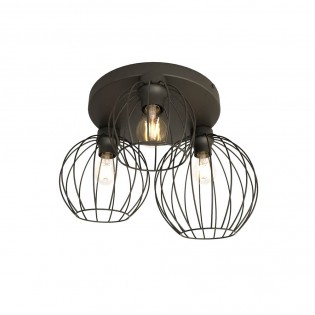 Flush light Indo Black (3...