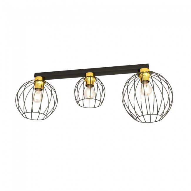 Ceiling track light Indo Gold (3 lights)