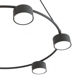 Lámpara de techo Discover Negro (6 luces)