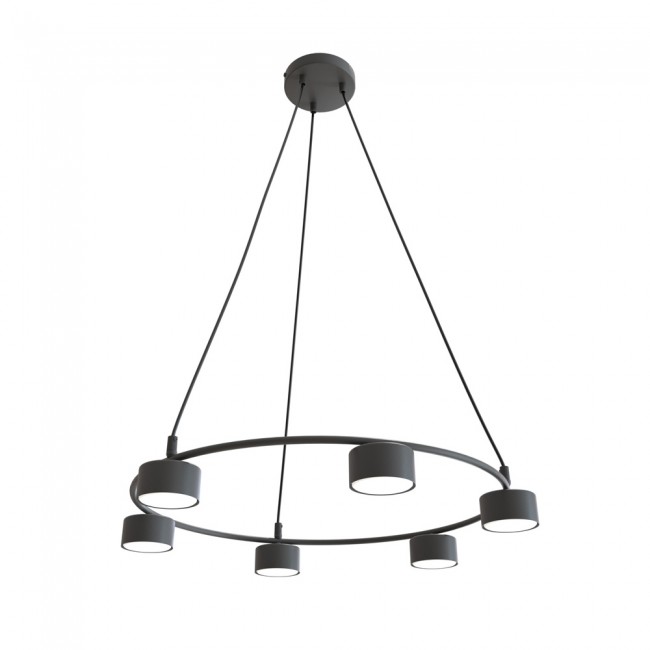 Lámpara de techo Discover Negro (6 luces)