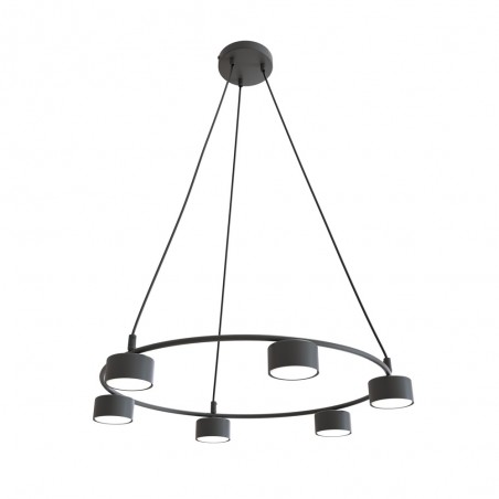 Ceiling lamp Discover Black (6 lights)