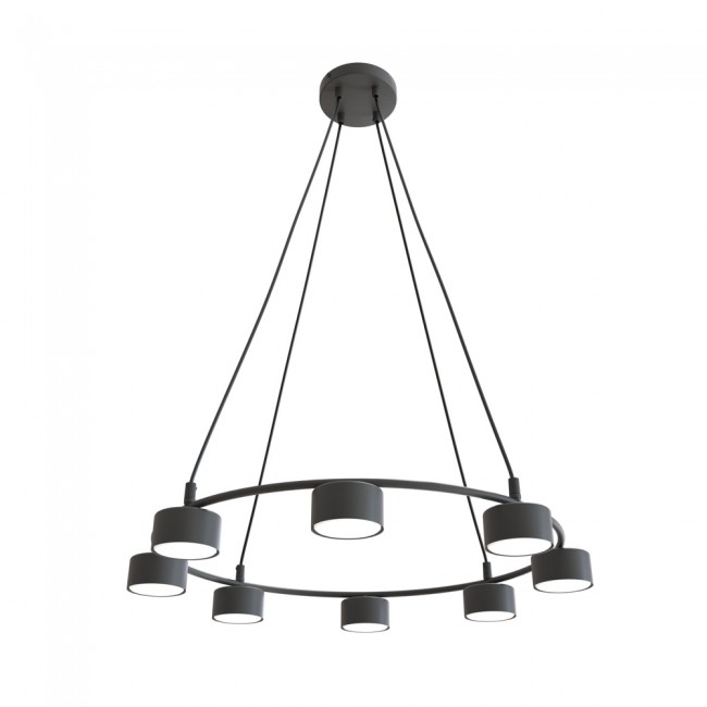 Lámpara de techo Discover Negro (8 luces)