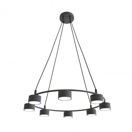 Ceiling lamp Discover Black (8 lights)