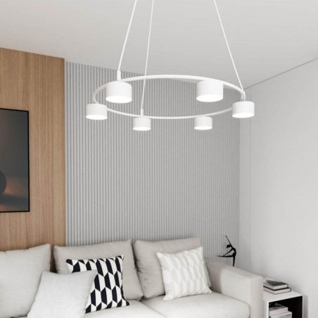 Ceiling lamp Discover White (6 lights)