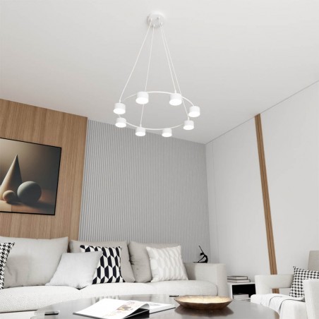 Ceiling lamp Discover White (8 lights)