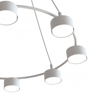 Ceiling lamp Discover White (8 lights)