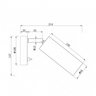Aplique de pared Antia