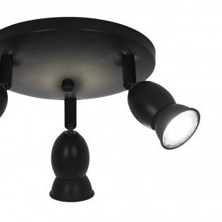 Plafón de techo Bala (3 luces)
