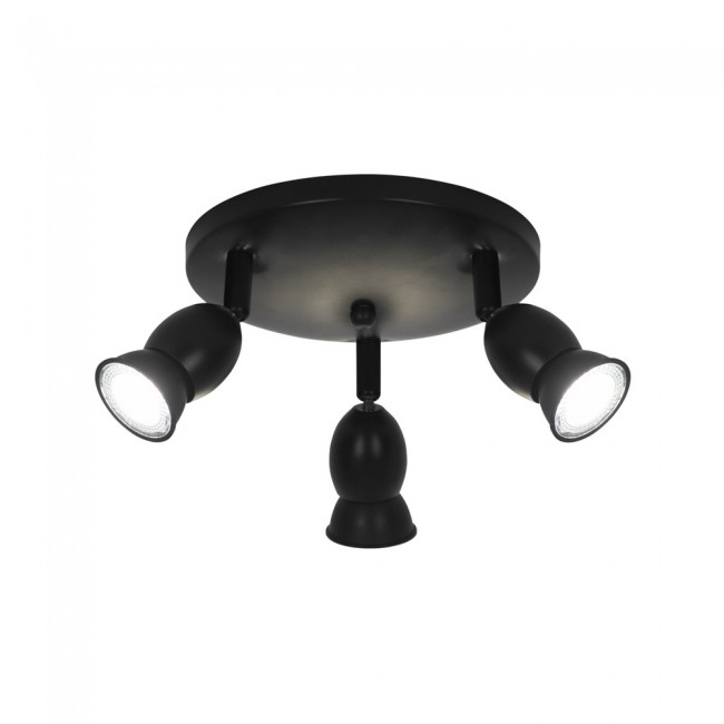 Plafón de techo Bala (3 luces)