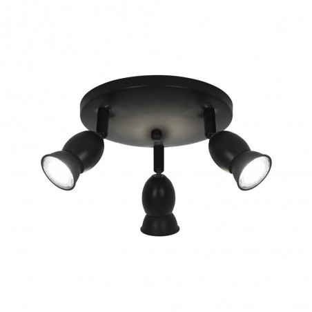 Plafón de techo Bala (3 luces)