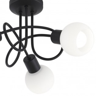 Plafón de techo Opal (3 luces)