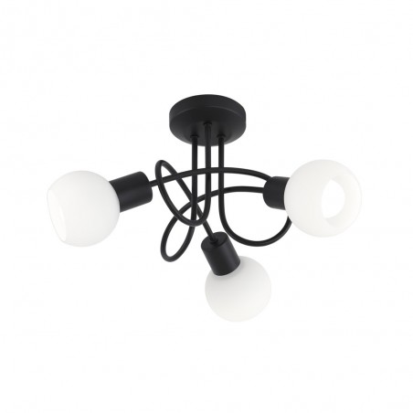 Plafón de techo Opal (3 luces)