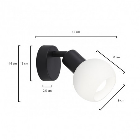 Aplique de pared Opal