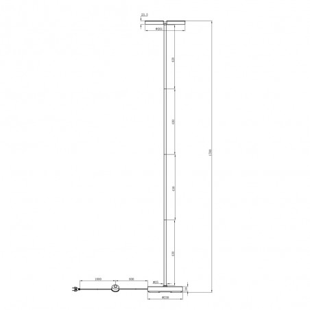 Floor lamp Petro (15W)