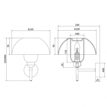 Aplique de pared Memory